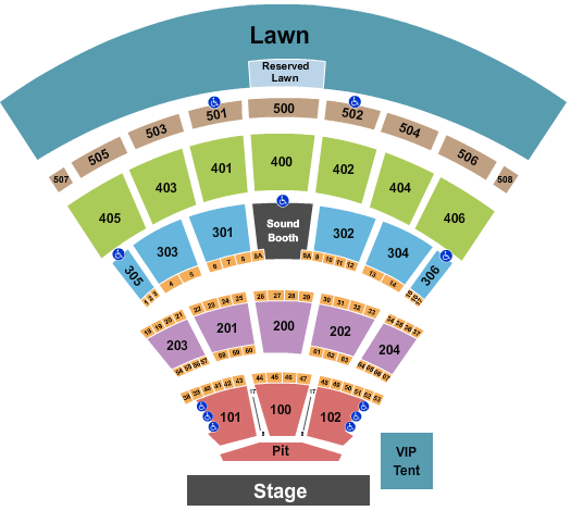 Darien Lake Amphitheater Marilyn Manson Seating Chart